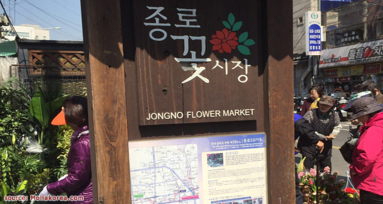 ตลาดดอกไม้จงโน