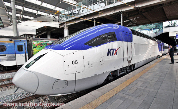 รถไฟความเร็วสูง KTX ของเกาหลี