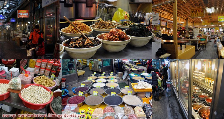 อาหารและการซื้อของในภาคตะวันออกเฉียงใต้ของเกาหลี