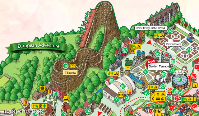 โหลด แผนที่ของสวนสนุก เอเวอร์แลนด์ Everland เป็นไฟล์ PDF