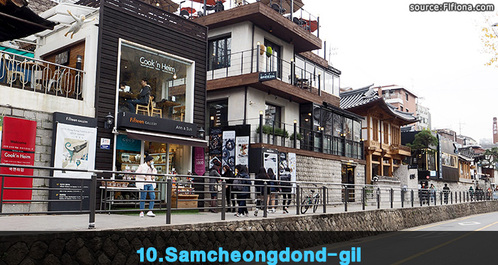 ย่านช้อปปิ้ง Samcheongdong-gil 